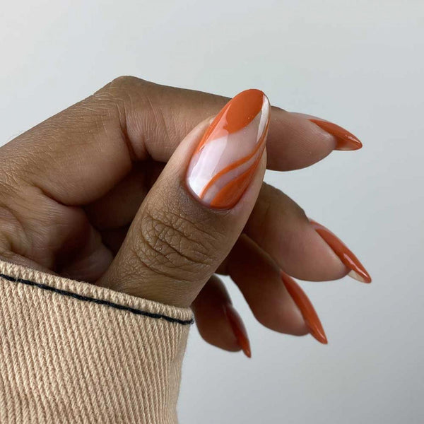Mocha Romance: Explore the Stunning Brown Heart Nails | by Nailkicks |  Medium